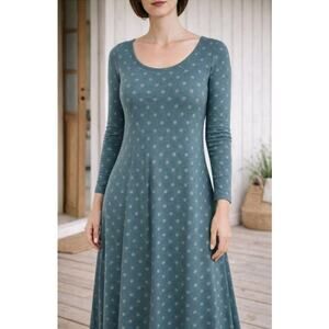Toad&Co Bellflower Midi Dress Geo Print Sustainable XL